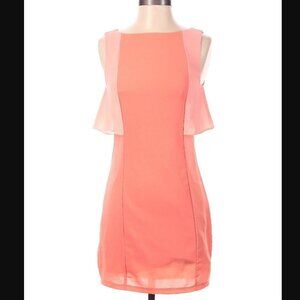 Ya Los Angeles - Cocktail Dress - Peach - Size S